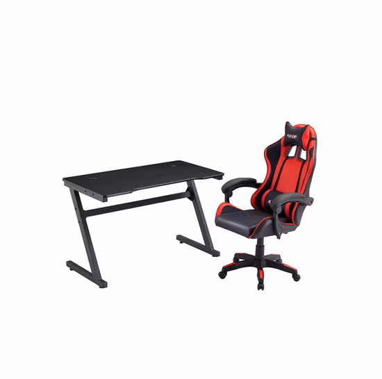 Chaise de jeu de vente directe Silla Gamer en cuir inclinable pour ordinateur de course de bureau avec repose-pieds