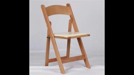 Fabrication de chaises de mariage pliantes en bois