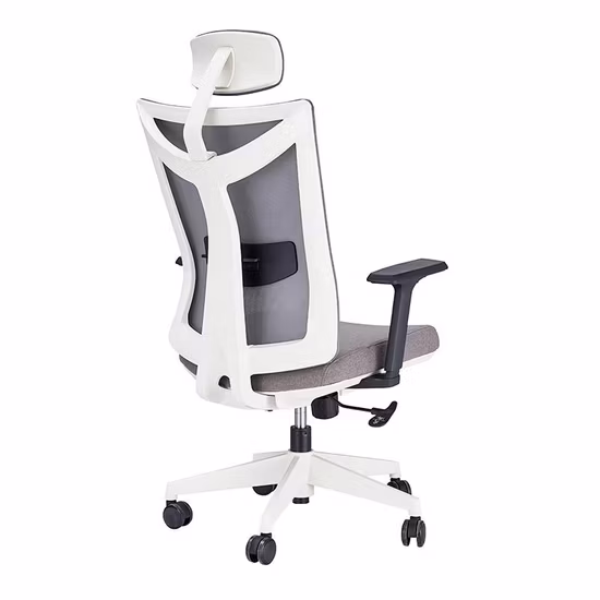 2023 Mac nouveau Design de bonne qualité à dossier haut en tissu noir chaise de bureau en maille mobilier de bureau exécutif avec appuie-tête
